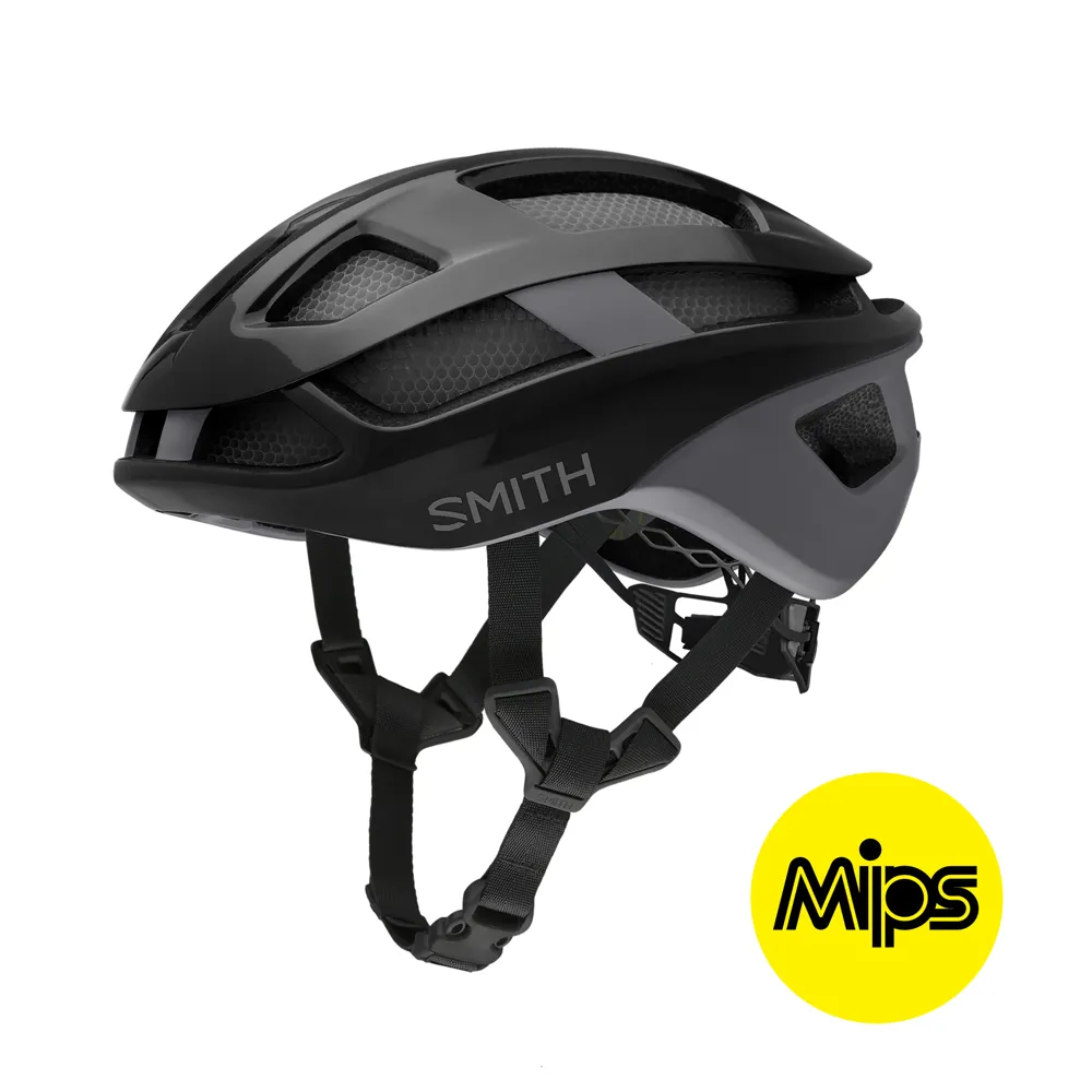 Smith Smith Trace MIPS Road Helmet BLACK MATTE CEMENT
